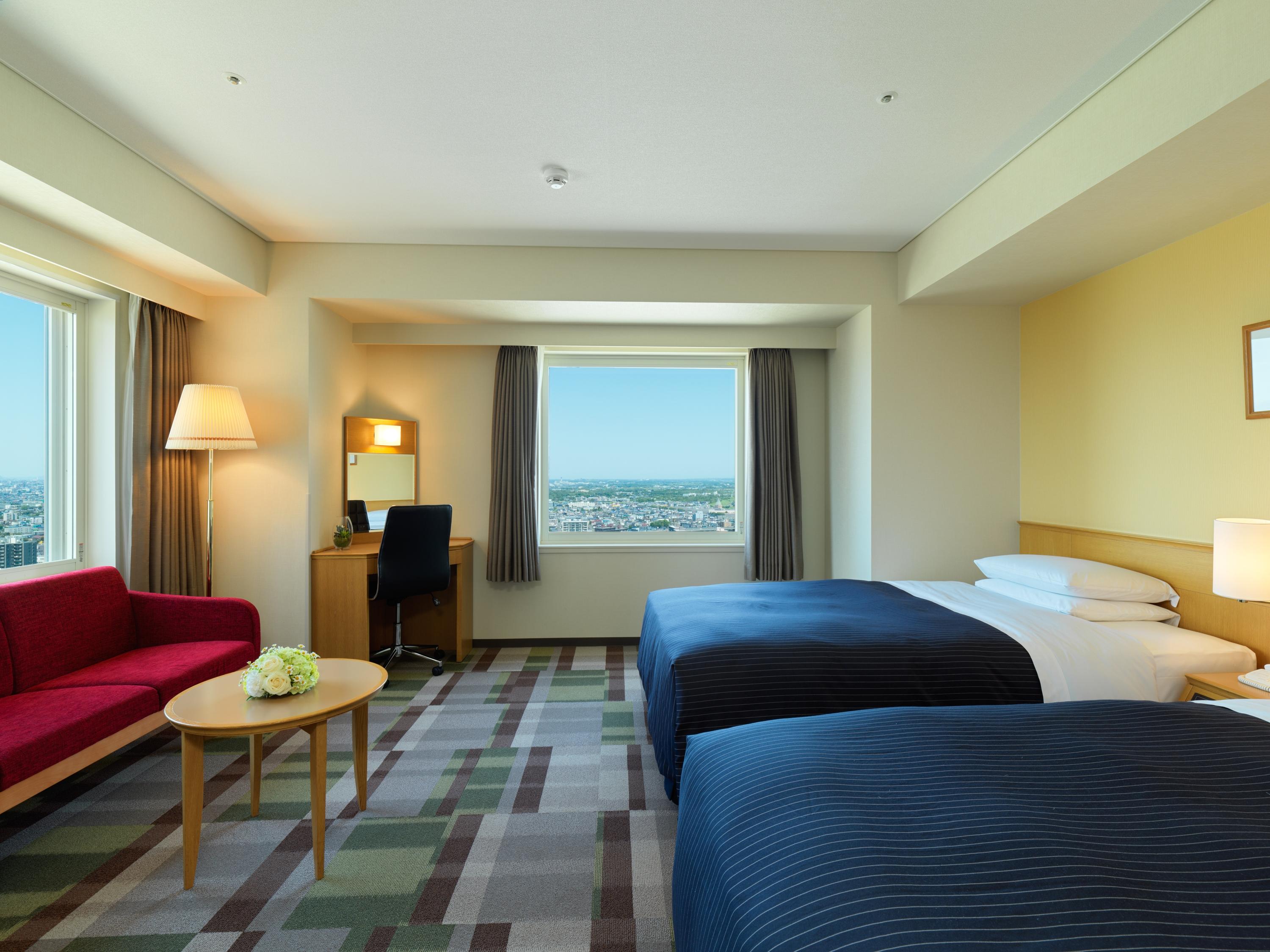 Hotel Emisia Sapporo Luaran gambar Deluxe twin room